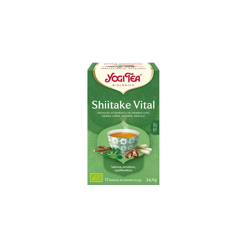 YOGI TEA SHIITAKE VITAL 17 BOLSAS