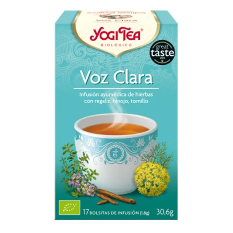 YOGI TEA VOZ CLARA 17 BOLSAS