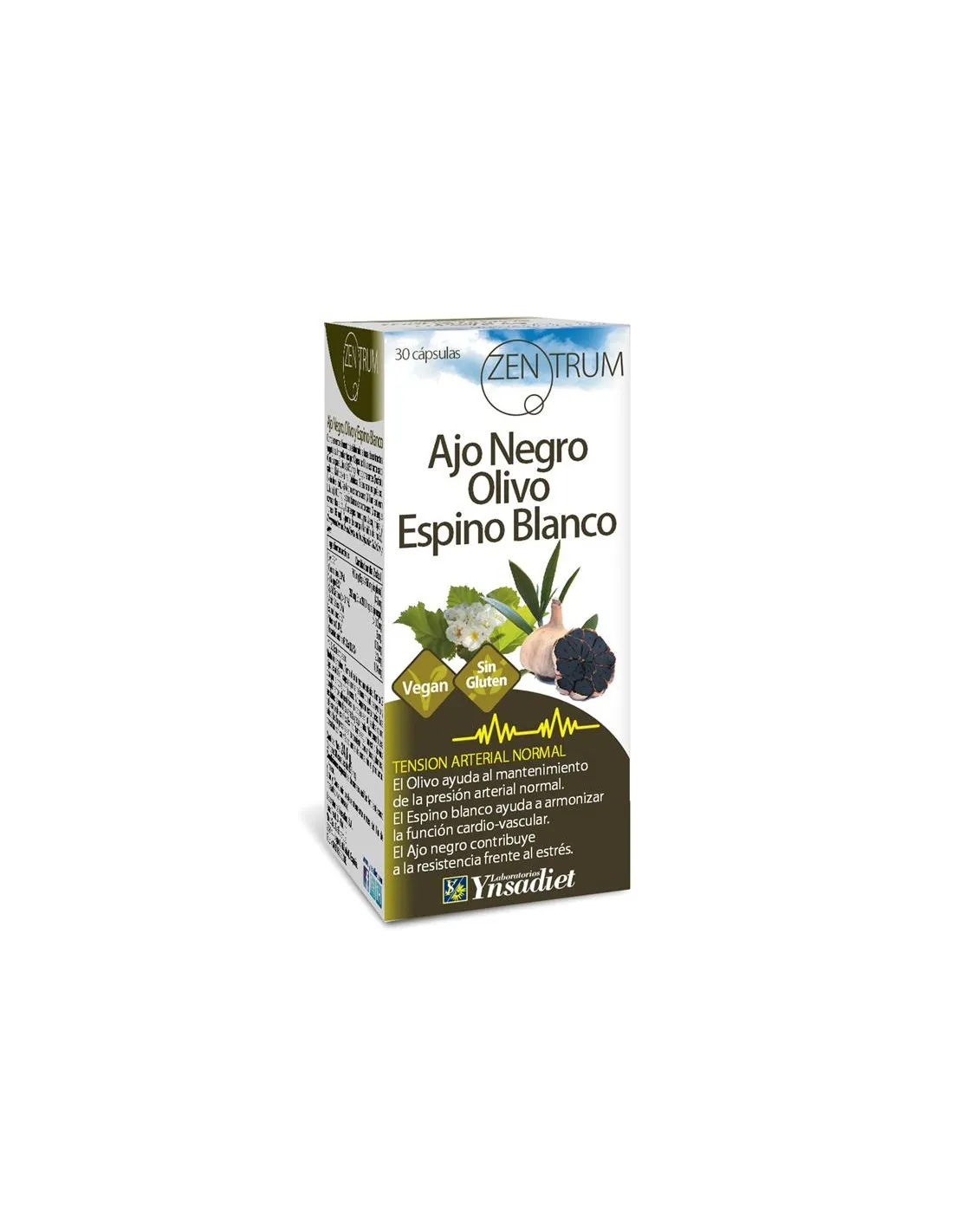 Olivo, Ajo Negro Y Espino 30 Caps. V de Ynsadiet